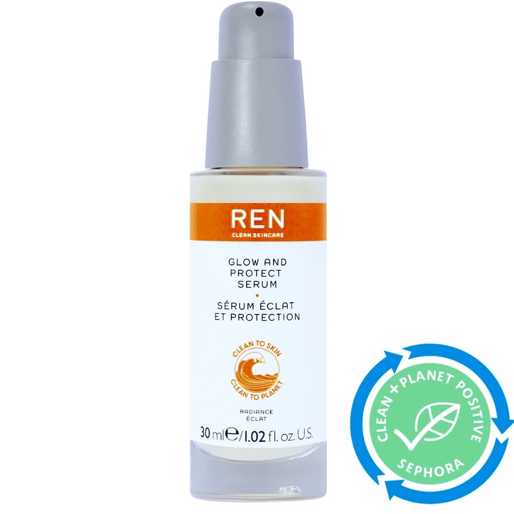 NWT REN Clean Skincare Glow and Protect Serum